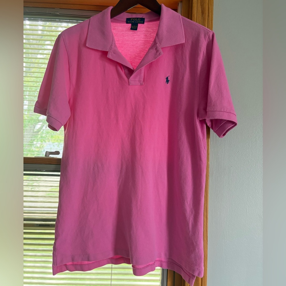 Polo by Ralph Lauren Pink Polo Shirt Short Sleeve